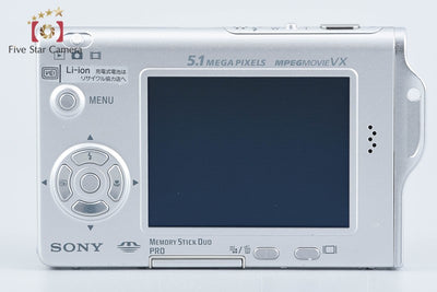 【中古】SONY ソニー Cyber-shot DSC-T7 シルバー デジタルスチルカメラ