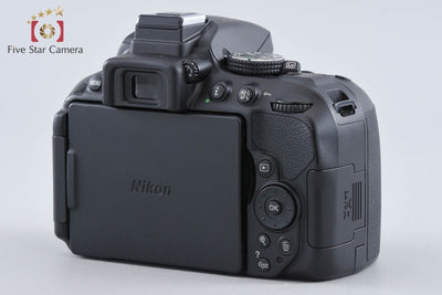 【中古】Nikon ニコン D5300 AF-P ダブルズームキット ブラック 元箱付き