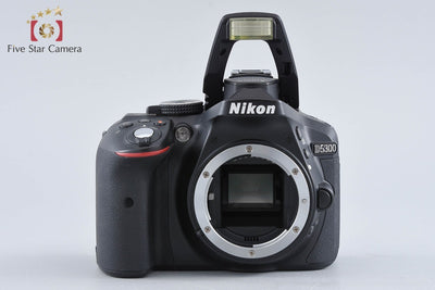 【中古】Nikon ニコン D5300 AF-P ダブルズームキット ブラック 元箱付き