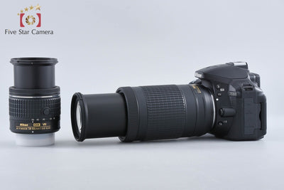 【中古】Nikon ニコン D5300 AF-P ダブルズームキット ブラック 元箱付き