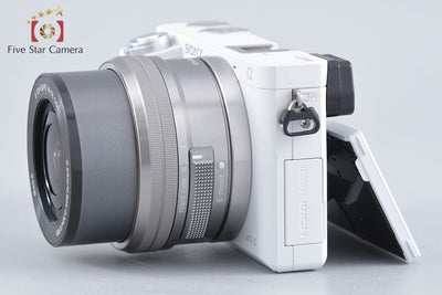【中古】SONY ソニー α6000 ILCE-6000 ホワイト パワーズームレンズキット シャッター回数僅少 多言語対応