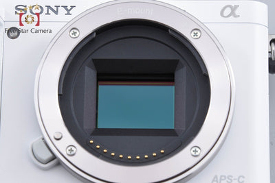 【中古】SONY ソニー α6000 ILCE-6000 ホワイト パワーズームレンズキット シャッター回数僅少 多言語対応