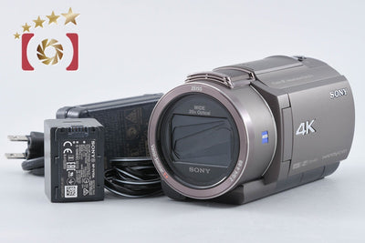 【中古】SONY ソニー HANDYCAM FDR-AX45 ブロンズブラウン ビデオカメラ 多言語対応