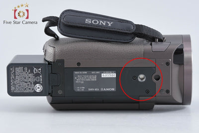 【中古】SONY ソニー HANDYCAM FDR-AX45 ブロンズブラウン ビデオカメラ 多言語対応