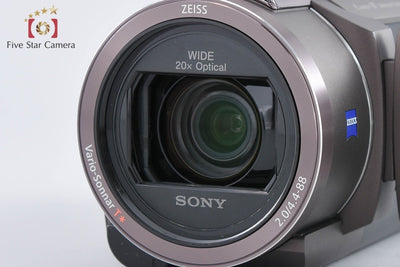 【中古】SONY ソニー HANDYCAM FDR-AX45 ブロンズブラウン ビデオカメラ 多言語対応