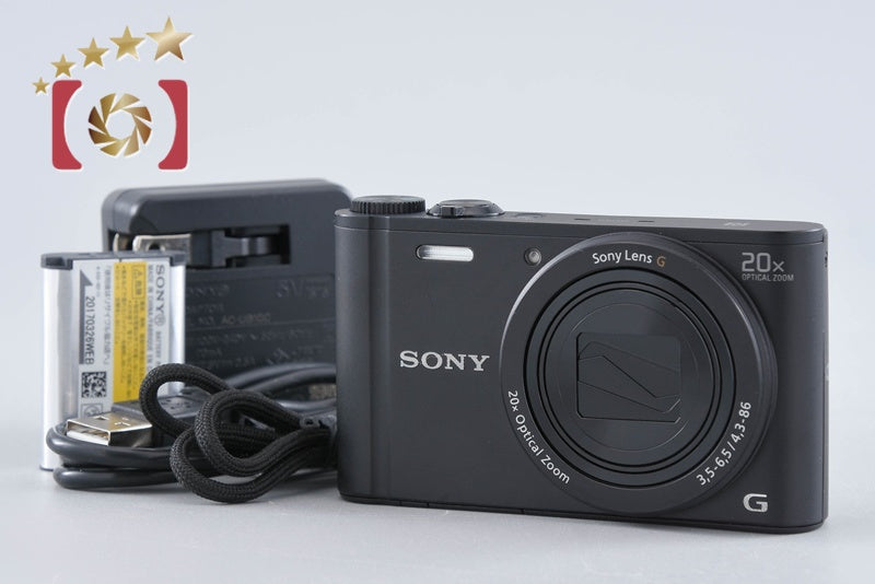 【中古】SONY ソニー Cyber-shot DSC-WX350 ブラック コンパクトデジタルカメラ 多言語対応