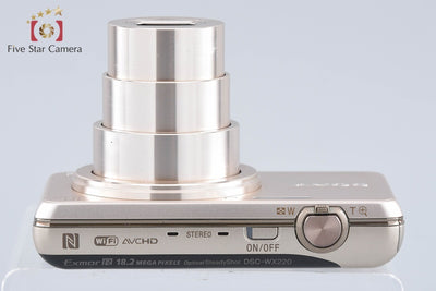 【中古】SONY ソニー Cyber-shot DSC-WX220 ゴールド デジタルスチルカメラ 多言語対応