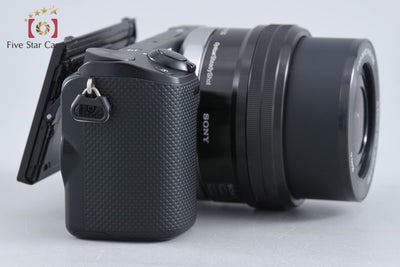 【中古】SONY ソニー α NEX-5R パワーズームレンズキット ブラック シャッター回数僅少 多言語対応
