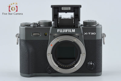 【中古】FUJIFILM 富士フイルム X-T30 チャコールシルバー ミラーレス一眼カメラ