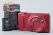 【中古】Nikon ニコン COOLPIX S9500 ヴェルヴェットレッド コンパクトデジタルカメラ