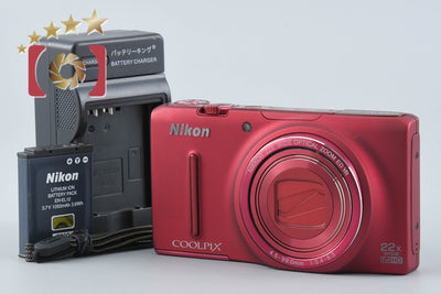 【中古】Nikon ニコン COOLPIX S9500 ヴェルヴェットレッド コンパクトデジタルカメラ