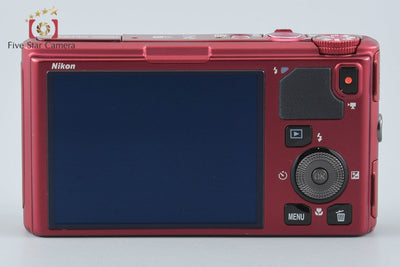 【中古】Nikon ニコン COOLPIX S9500 ヴェルヴェットレッド コンパクトデジタルカメラ