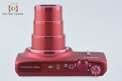 【中古】Nikon ニコン COOLPIX S9500 ヴェルヴェットレッド コンパクトデジタルカメラ