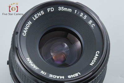【中古】Canon キヤノン FD 35mm f/3.5 S.C.