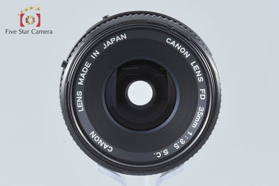 【中古】Canon キヤノン FD 35mm f/3.5 S.C.