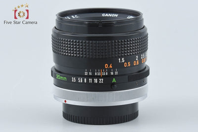 【中古】Canon キヤノン FD 35mm f/3.5 S.C.