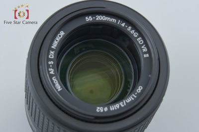 【中古】Nikon ニコン AF-S DX NIKKOR 55-200mm f/4-5.6 G II ED VR 元箱付き