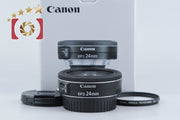 【中古】Canon キヤノン EF-S 24mm f/2.8 STM 元箱付き