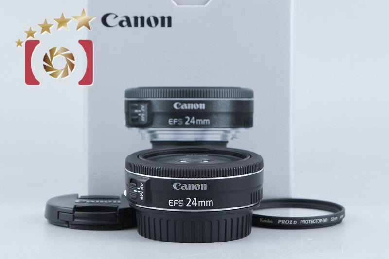 【中古】Canon キヤノン EF-S 24mm f/2.8 STM 元箱付き