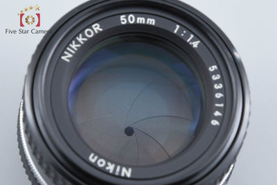【中古】Nikon ニコン Ai-S NIKKOR 50mm f/1.4