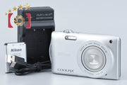【中古】Nikon ニコン COOLPIX S3300 クリスタルシルバー コンパクトデジタルカメラ