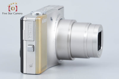 【中古】Nikon ニコン COOLPIX S8000 シャンパンシルバー コンパクトデジタルカメラ