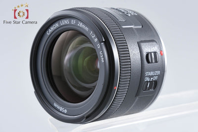 【中古】Canon キヤノン EF 28mm f/2.8 IS USM