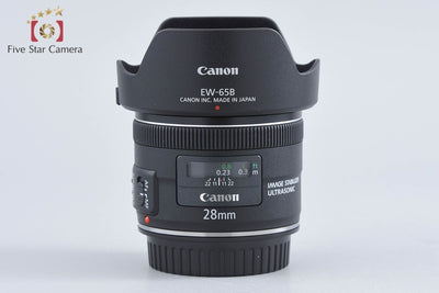 【中古】Canon キヤノン EF 28mm f/2.8 IS USM