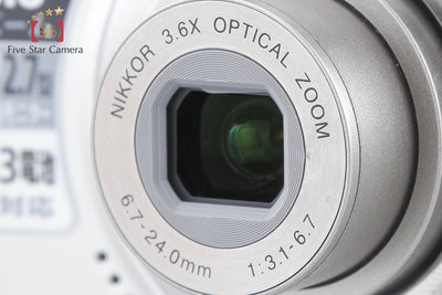 【中古】Nikon ニコン COOLPIX L19 シルバー コンパクトデジタルカメラ