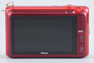 【中古】Nikon ニコン COOLPIX S6400 グロッシーレッド コンパクトデジタルカメラ