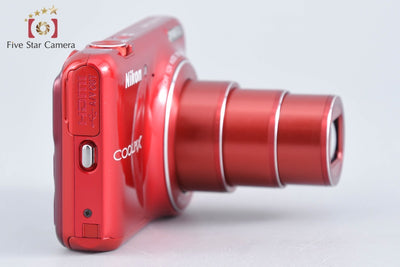 【中古】Nikon ニコン COOLPIX S6400 グロッシーレッド コンパクトデジタルカメラ