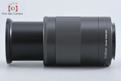 【中古】Canon キヤノン EF-M 55-200mm f/4.5-6.3 IS STM ブラック