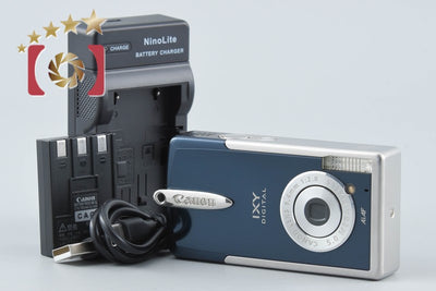 【中古】Canon キヤノン IXY Digital L2 ミッドナイトブルー コンパクトデジタルカメラ