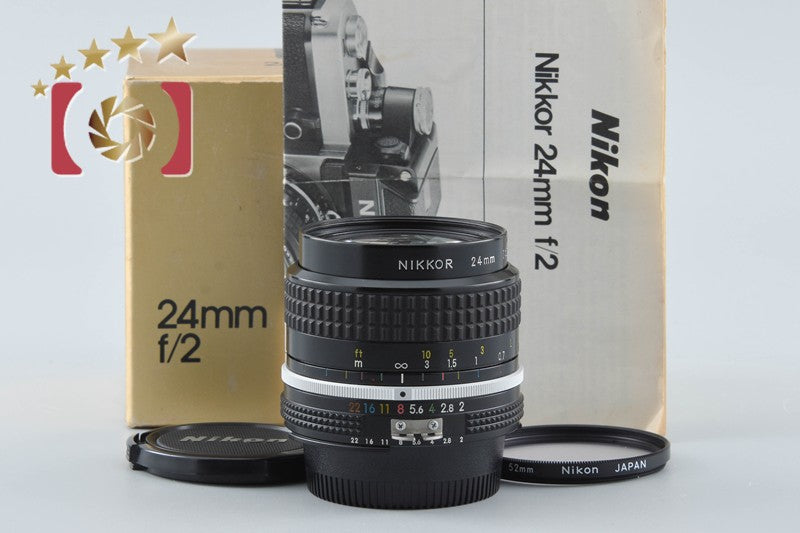 【中古】Nikon ニコン Ai NIKKOR 24mm f/2 元箱付き