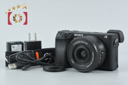 【中古】SONY ソニー α6300 ILCE-6300 パワーズームレンズキット シャッター回数僅少 多言語対応