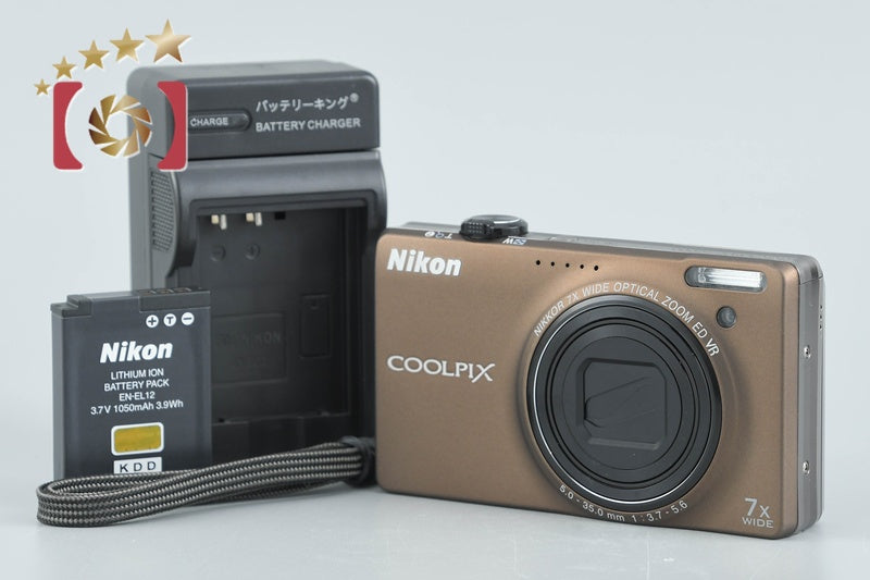【中古】Nikon ニコン COOLPIX S6000 ソフトブラウン コンパクトデジタルカメラ