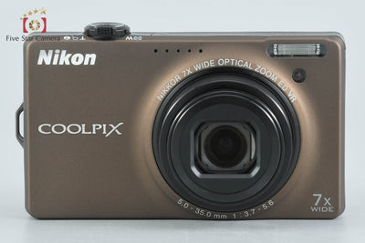 【中古】Nikon ニコン COOLPIX S6000 ソフトブラウン コンパクトデジタルカメラ