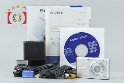 【中古】SONY ソニー Cyber-shot DSC-W190 シルバー コンパクトデジタルカメラ 元箱付き