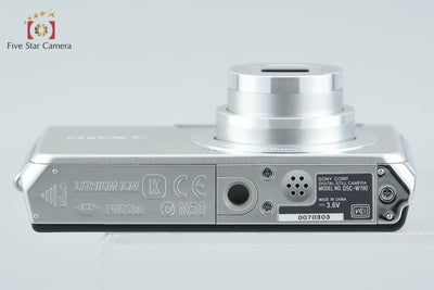 【中古】SONY ソニー Cyber-shot DSC-W190 シルバー コンパクトデジタルカメラ 元箱付き