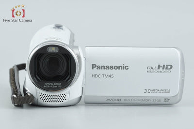 【中古】Panasonic パナソニック HDC-TM45 クリアホワイト デジタルハイビジョンビデオカメラ 元箱付き