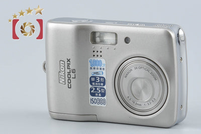 【中古】Nikon ニコン COOLPIX L6 チタンシルバー コンパクトデジタルカメラ