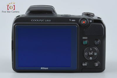 【中古】Nikon ニコン COOLPIX L810 ブラック コンパクトデジタルカメラ