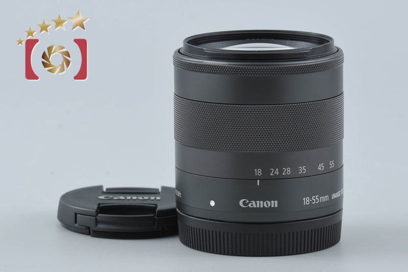 【中古】Canon キヤノン EF-M 18-55mm f/3.5-5.6 IS STM