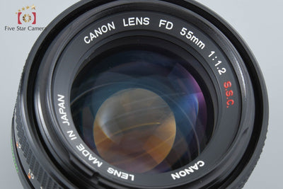 【中古】Canon キヤノン FD 55mm f/1.2 S.S.C.