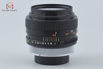 【中古】Canon キヤノン FD 55mm f/1.2 S.S.C.