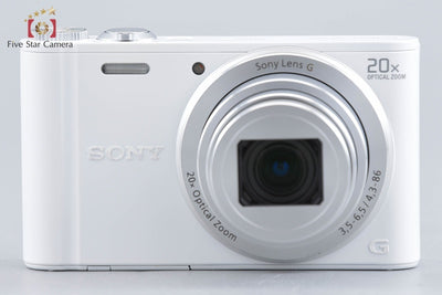 【中古】SONY ソニー Cyber-shot DSC-WX300 ホワイト デジタルスチルカメラ 多言語対応
