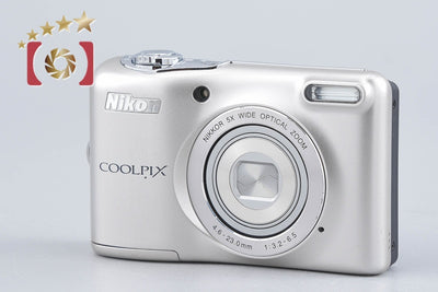 【中古】Nikon ニコン COOLPIX L32 シルバー コンパクトデジタルカメラ