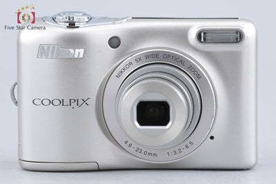 【中古】Nikon ニコン COOLPIX L32 シルバー コンパクトデジタルカメラ