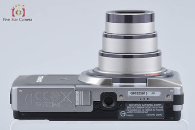 【中古】OLYMPUS オリンパス μ-7020 ダークグレー コンパクトデジタルカメラ 元箱付き