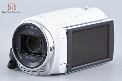 【中古】SONY ソニー ハンディカム HDR-CX670 ホワイト デジタルビデオカメラ 元箱付き 多言語対応